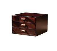 réservoir de céramique, Boîte de rangement à thé plusieurs tiroirs for la cuisine, idéale for le en vrac, les gâteaux et autres préparations chinoises(Three layers)