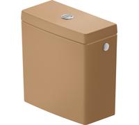 Réservoir de chasse Balcoon de Duravit, quantité d'eau de rinçage 6/3 litres, raccordement à l'eau à droite/à gauche, 095700AM05, Couleur: Clay terra Mat