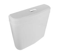 Réservoir de Chasse d'Eau à Double commande Blanc en PP | Installation Encastrée, Arrivée et Évacuation Dissimulées, Compatibilité Cuvettes Standard, Rénovation Résidentielle