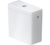 Réservoir de chasse d'eau Duravit 095700AC85 35x17,5cm, finition satinée blanc , avec garnitures intérieures, 4,5/3 l, double chasse