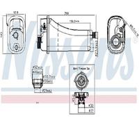 Réservoir de compensation, liquide de refroidissement NISSENS 996155