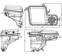 Réservoir de compensation pour filtre à particules MAHLE pour ALPINA B7
