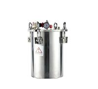 Réservoir de distribution de colle sous pression Distributeur de colle 1/2/3L, distributeur en acier inoxydable 304, réservoir sous pression, stockage, seau en acier inoxydable avec Valve de sécurité(3L)
