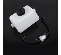 Réservoir de Filtre à Gaz, Ligne de Tuyau en Caoutchouc en Plastique 2 Temps Mini Moto Kids Dirt Pocket Bike, Petite Taille Grande capacité, Facile Installer la Pince, 1L