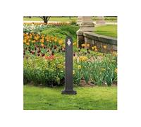 vidaXL Réservoir de jardin Anthracite PEHD 90 cm avec robinet résistant aux intempéries