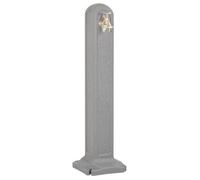 Waterzuil met kraan steen-look lichtgrijs316183