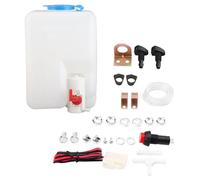 Réservoir de Lave - Glace Universel 1,2L avec Pompe 12V, Kit de Nettoyage pour Pare - Brise de Voitures Classiques - Installation Facile, Accessoires Complets, Usage Automobile e