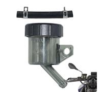 Réservoir de Liquide de Frein Moto - Cuve Maîtresse Étanche et Pompe à Poussée Directe | Bidon Huile Semi-Transparent équipé d’une Collerette | Adaptation Universelle pour Motocyclette