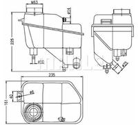 MAHLE CRT 202 000S Réservoir de compensation