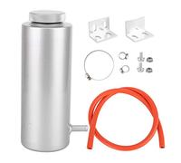 Réservoir de Liquide de Refroidissement, Réservoir de Récupération en Aluminium de Liquide de Refroidissement de Radiateur 80 Ml Réservoir de Débordement Automobile Universel (Mèche)