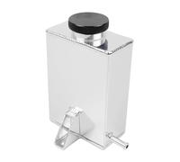 Réservoir de liquide de refroidissement universel en aluminium de 600 ml avec indicateur de niveau Réservoir compensation radiateur(Black)
