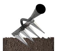 Réservoir De Mauvaises Herbes - Support De Jardins Manuels, Acier Au Carbone Robuste | Remover Multifonction Avec Conception De Poignée Ergonomique Pour Un Enlèvement Facile Des Mauvaises Herbes Dans