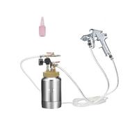 Réservoir de peinture sous pression 2 L/0,5 gal, pistolet à peinture à air comprimé léger, buse de 1,8 mm, tuyaux Peinture DIY