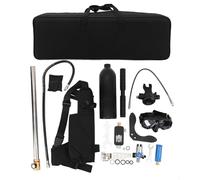 Réservoir de plongée Kit Mini Portable 1L Cylindre D'oxygène Plongée Goggle Pompe Kit sous-Marine Respiration Équipement pour Plongée en Apnée Exploration Bateau De Nettoyage (Noir)