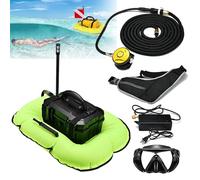 Réservoir de plongée rechargeable avec tuyau amovible et régulateur de respiration pour la plongée sous-marine et la pêche