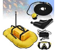 Réservoir de plongée rechargeable avec tuyau de 10 m et régulateur de respiration - Idéal pour la plongée récréative et la pêche