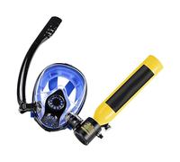 Réservoir de plongée sous-marine portable de 0,5 L avec masque facial intégré, Kit réutilisable offrant 6 à 12 minutes de respiration, Équipement compact pour snorkeling, apnée et plongée récréative,