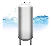 Réservoir De Pression d'eau en 304 Acier Inoxydable Réservoir De Puits Durable Réservoir d'eau Vertical Réservoir De Surpression pour Maison Jardin Irrigation,Argent,100L