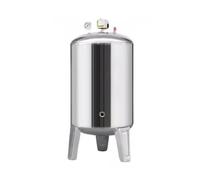 Réservoir de Pression en Acier Inoxydable 304, Vessie Surpresseur, Système Automatique d'Alimentation en Eau Cuve Fermée avec Manomètre, Interrupteur et Soupape(100L/27GaL)