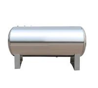 Réservoir de Pression Horizontal en Acier Inoxydable, Pompe à Eau Automatique de 100 à 250 L, avec Kit de Montage, pour Irrigation Domestique, Jardin, Pelouse, Ferme(120x50cm/47.2x19.6in)