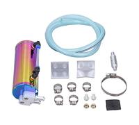 Réservoir de récupération d' universel en alliage d'aluminium de 350 ml avec indicateur de tube transparent pour la protection des véhicules automobiles