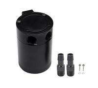 Réservoir de récupération d'huile pour voiture, 2/3 ports, universel, en alliage d'aluminium, séparateur d'huile et d'air Bouteille à débordement liquide(2 holes)