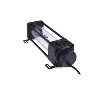 Réservoir de refroidissement - ALPHACOOL - Eisbecher Aurora D5 - 250mm - Acétal/Verre - Noir