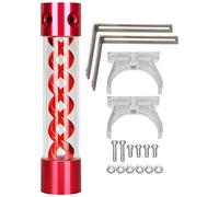 Réservoir de refroidissement par eau avec filetage G1/4", kit de refroidissement par eau pour PC, tube acrylique transparent de 50 mm de diamètre avec supports réglables,