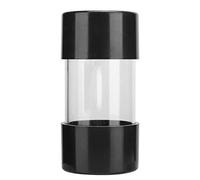 Réservoir de refroidisseur d'eau, réservoir d'eau de PC cylindrique transparent de refroidissement par eau de 100 mm pour ordinateur équipé d'un filetage G1/4 avancé pour une connexion étanche