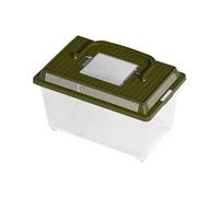 Réservoir de reptiles - Boîte d'élevage | Ensemble terrarium pour reptiles | Boîte transparente pour élevage de reptiles | Enclos pour bâtons pour araignées, serpent, gecko, tarentule, scorpion