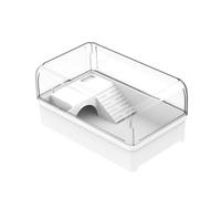 Réservoir de Reptiles Élever des Tortues brésiliennes à la Maison avec Une Plateforme de séchage au Soleil et Un Aquarium Assemblage Facile(Bare Box)