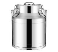 Réservoir de stockage de lait en acier inoxydable, récipient scellé pour lait, huile de riz, 28 l
