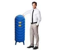 Réservoir de stockage d'eau à pression en PE avec kit de robinet à bille, extension verticale pour chauffe-eau chaude pour systèmes d'osmose inverse