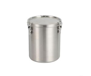 Réservoir de stockage scellé en acier inoxydable pour grains de café, café, thé, farine, sucre et autres produits secs en quatre tailles (1 000 ml)