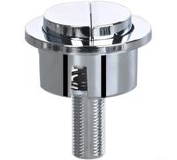 Réservoir de toilettes à double bouton poussoir pour robinet de vidange Typ290 Mécanisme de chasse d'eau ABS Connexion filetée Finition chromée 38 mm Design moderne économie d'eau