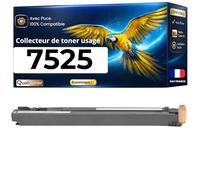 Réservoir de Toner usagé Collecteur Compatible pour Xerox 008R13061 Réservoir de Toner usagé WorkCentre 7525 7535 7545 7830 Qualitoner