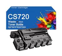 Réservoir de Toner usagé CS720 de Remplacement pour imprimantes Lexmark CS720de, CS720dte, CS725de, CX725de, CX725dhe et CX725dthe.,CS720-1Pack