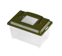 Réservoir de Tortue Conteneur portatif for Tortues for l'observation de la boîte d'alimentation des(Grand)