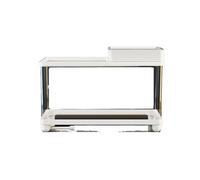 Réservoir de Tortue Plate-Forme d'escalade Couverte par Le Fond du réservoir d'alimentation des Tortues, Drainage Domestique(Blanc)