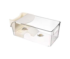 Réservoir De Tortues - Habitat Du Reptile Transparent, Zone De Se Préserver Incluse, Facile À Entretenir, Construction Durable | Aquarium Intérieur Pour Tortue, Grenouille, Écrevisse, Espace D'aliment