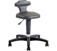 Bimos Tabouret pivotant Flex – rouleaux mousse intégrale, noir, hauteur d'assise réglable