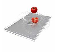 Réservoir d'eau Acrylique Transparent évier Peu Profond Accessoires de Prise de Vue de Bureau Plateau à café Plateau de Rangement de cosmétiques de Bureau Accessoires Photo flottants (Color : Clear,