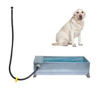 Réservoir d'eau automatique en acier inoxydable avec valve flottante pour chevaux, chèvres, cochons, chiens, moutons