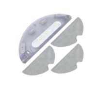 Réservoir d'eau avec support - Pièce de rechange compatible avec l'aspirateur robot Mijia Vacuum-Mop 2, anti-fuite, matériau durable for des performances de lavage optimales.(Tank and 3pc Mops)