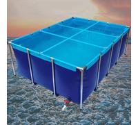 Réservoir d'eau, Bassin à Poissons - Aquarium Pliable Moderne pour l'élevage de carpes koï avec vanne de vidange, Piscine de Stockage d'eau temporaire