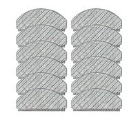 Réservoir d'eau, chiffon de vadrouille, compatible avec le remplacement de pièces de rechange for aspirateur Robot ECOVACS Deebot T10/T10 Plus (Color : 12pcs mop rags)