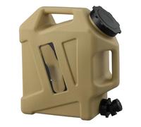 Réservoir d'eau de Camping 12 L, Seau d'extérieur Grande capacité, Sac Portable, Robinet Amovible, réservoir for Pique-Nique(Khaki)