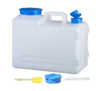 Réservoir d'eau de Camping | Cruche Portable à Robinet Réglable Capacité 15 litres,Réservoir d'eau pour Camping et Randonnée,pour Pique-Nique Familial et Sorties en Plein Air avec Amis