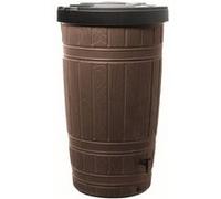 Waterform Woodcan 265 l tonneau d'eau marron avec couvercle