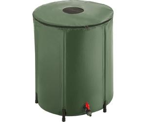 Réservoir d'eau de pluie en PVC 200L - Bc-elec - BS400008 - Cuve aérienne - Vert - Film PVC 500D